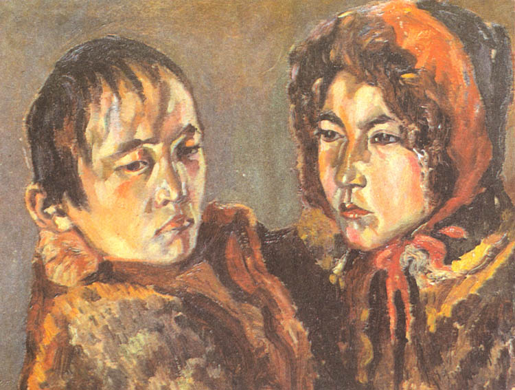 Н.Андреев - Якутские дети (1920 г.)