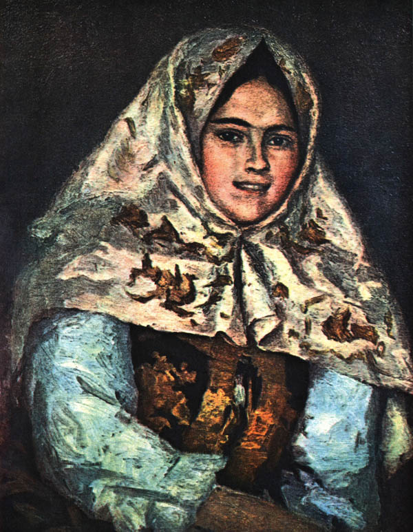 В.И. Суриков - Сибирская красавица. Портрет Е.А. Рачковской