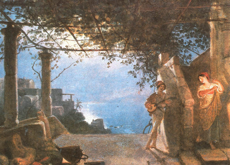 Сильвестр Щедрин - Вид Неаполя (1820)